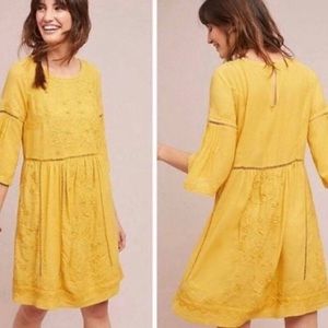 Anthropologie Akemi + Kin Yellow Dress